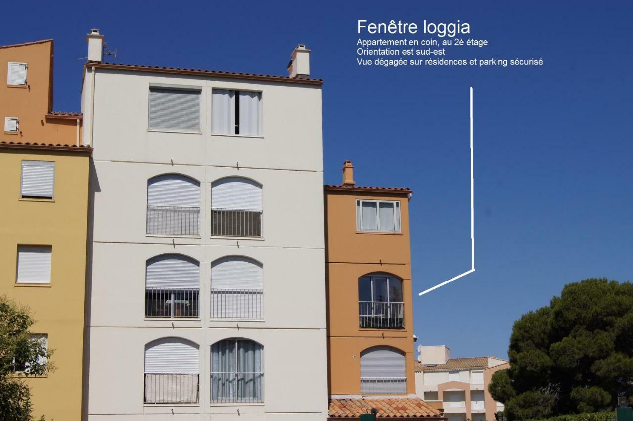 Lara 1 - Grand T2 Loggia Sans Vis-A-Vis Parking - Pres Centre-Port, Ile Des Loisirs, Plage Richelieu Agde Dış mekan fotoğraf